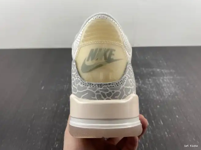 1st Kicks Shoes Air Craft Jordan 3 Ivory FJ9479-100 0601